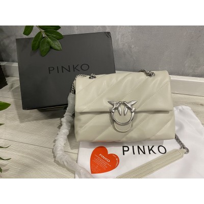 Сумка Pinko кожа в белом цвете 2208