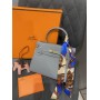 Модная женская кожаная сумка в стиле Hermes Kelly. Натуральная кожа Togo 32см арт1484