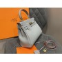 Модная женская кожаная сумка в стиле Hermes Kelly. Натуральная кожа Togo 32см арт1484