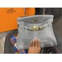 Модная женская кожаная сумка в стиле Hermes Kelly. Натуральная кожа Togo 32см арт1484