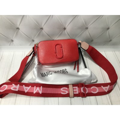 Хит продаж модная Сумочка Marc Jacobs натуральная кожа в красном цвете арт20500