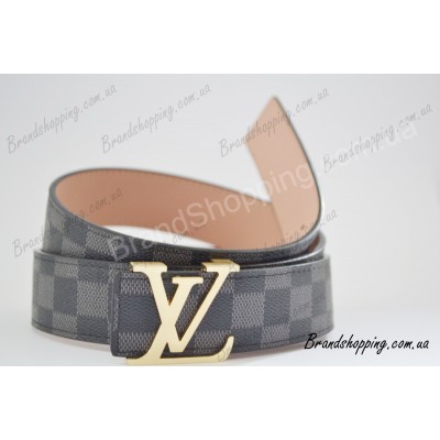 Ремень Louis Vuitton серый 0011