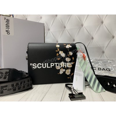 Стильная сумка Off-White сакура черная арт 20626