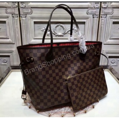 Сумка кожаная Louis Vuitton neverfull 40249