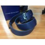 Кожаный ремень Tommy Hilfiger blue 1154