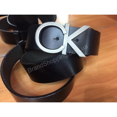 Кожаный ремень Calvin Klein 1033 ширина 4см