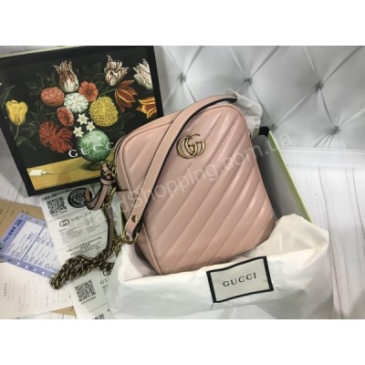 Сумочка Gucci реплика в пудровом цвете арт 20529