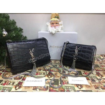 Шикарная женская сумочка YSL рептилия длина 22 см в полном комплекте 1677