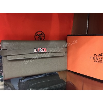 Кожаный кошелёк Hermes 0327s