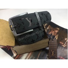 Шикарный ремень Louis Vuitton 4.5см из натуральной кожи в подарочной упаковке 1857