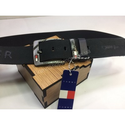 NEW! Мужской кожаный ремень Tommy Hilfiger из натуральной кожи в подарочной упаковке арт 20155