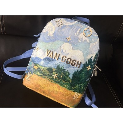 ХИТ!Шикарный кожаный рюкзак Louis Vuitton VAN GOGH Lux 1692