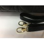 Кожаная стильная сумочка Dior Lady midi black 1276