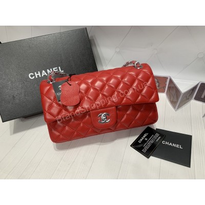 Сумка Chanel Classic в красном цвете арт 21158