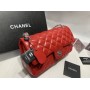 Сумка Chanel Classic в красном цвете арт 21158