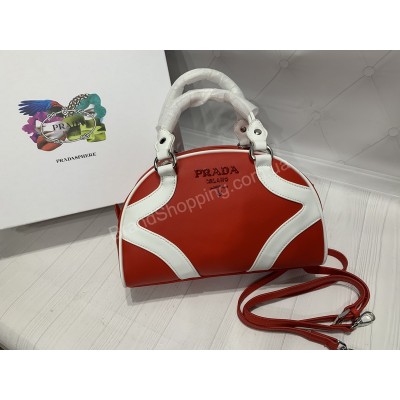 Сумка Prada в красном цвете арт 21157