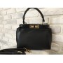 Кожаная сумка Fendi Peekaboo black 0193s