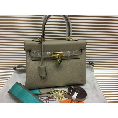 Кожаная брендовая сумочка Hermes Kelly 1283
