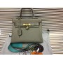 Кожаная брендовая сумочка Hermes Kelly 1283