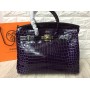 Сумка Hermes Birkin рептилия 35 см копия класса ААА с номерным знаком арт 20172