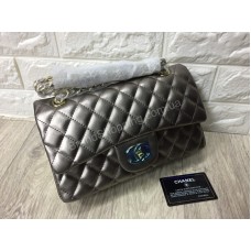 Сумочка Chanel Classic из натуральной кожи в бронзовом цвете  арт 20180