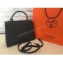 Женская сумочка Hermes Kelly Lux в сером цвете 1706