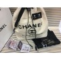 Модный рюкзак Chanel бежевый 1287