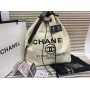 Модный рюкзак Chanel бежевый 1287