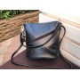 Итальянская кожаная сумка Genium Leather black 0252s