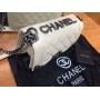 Сумка кожаная женская  Chanel boy слоновая кость 30665