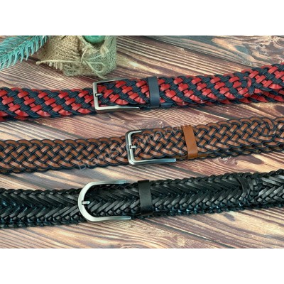 Плетеные ремни унисекс арт 20223