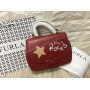 Сумка женская Furla из натуральной кожи в красном цвете арт 20232