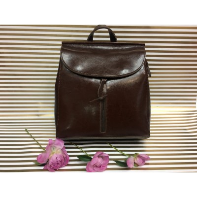 Кожаный женский рюкзак 0462