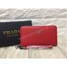 Кошелек Prada Lux в красном цвете арт 20242