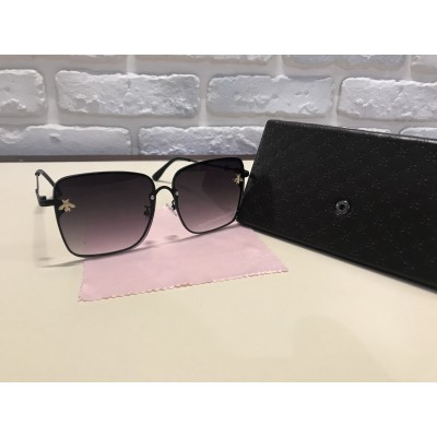 NEW 2018!!Очки солнцезащитные GUCCI цвет черный 1739