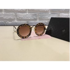 NEW 2018!!Очки солнцезащитные GUCCI  круглые коричневые 1740