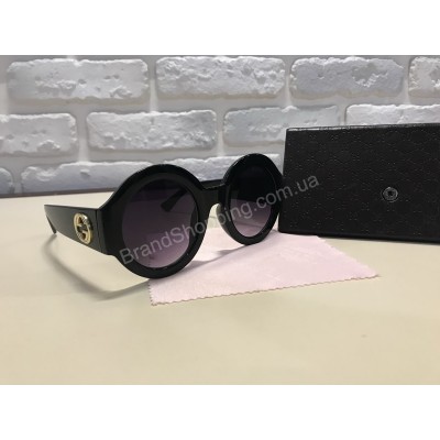 ХИТ 2018!!Очки солнцезащитные GUCCI  черные 1743