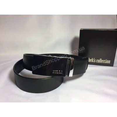 Мужской ремень Zilli с автоматической пряжкой арт 20275