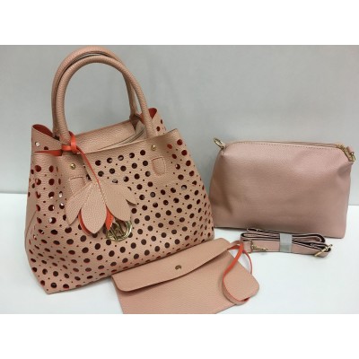 Женская кожаная сумка Dior 3в1 1156