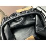 Сумка клатч Bottega Veneta pouch standart в черном цвете арт 20297