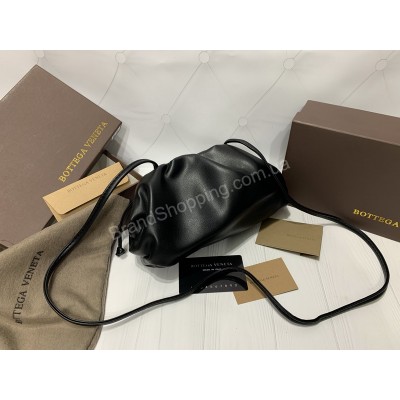 Сумка клатч Bottega Veneta pouch mini в черном цвете арт 20300