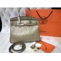 Сумочка Hermes Birkin 30см реплика эмитация кожи страуса арт 20534