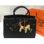 NEW!Брендовая кожаная сумка Hermes Birkin Black  1433