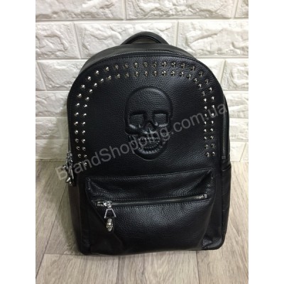 Рюкзак из натуральной кожи Philipp Plein арт 20312