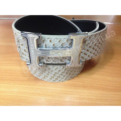 Кожаный ремень Hermes 0581 ширина 4см мужской/женский