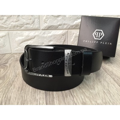 Мужской ремень Philipp Plein из натуральной кожи ширина 4.5 см арт 20331