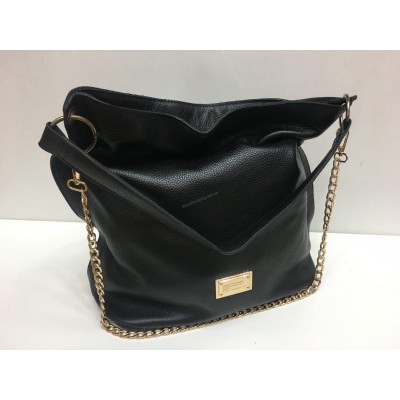 Женская кожаная сумка New Style Black 0115s