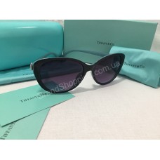 Солнцезащитные очки Tiffany&Co Lux чёрн/синие 0139