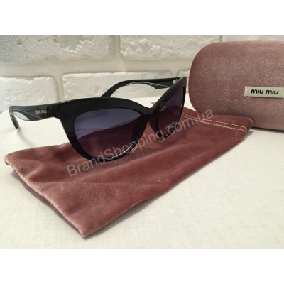 Солнцезащитные очки MIU MIU Lux чёрные 0133