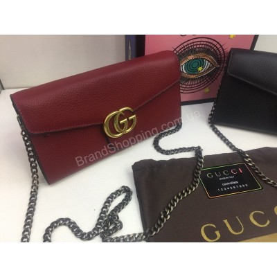 Модный клатч-сумка Gucci из натуральной кожи 1645